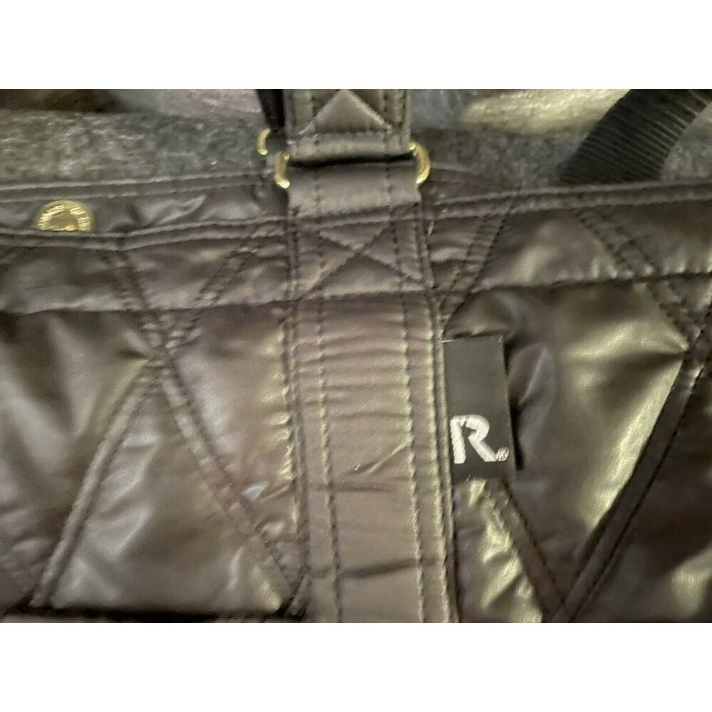 Mammy Roo Diaper Handbag Crossbody Shoulder Bag Black Many Pockets - Picture 5 of 16